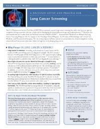 Lung Cancer Screening