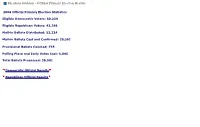 Official Primary Election Results Search For