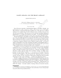 PARITY SHEAVES and the HECKE CATEGORY Introduction One of the First Theorems of Representation Theory Is Maschke's Theorem: An