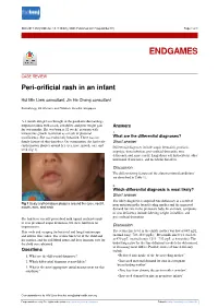 Peri-Orificial Rash in an Infant