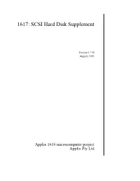 SCSI Hard Disk Supplement