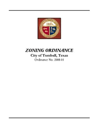 Zoning Ordinance ™ Table of Contents