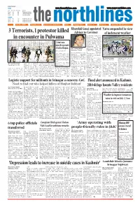3 Terrorists, 1 Protestor Killed in Encounter in Pulwama