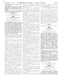 CONGRESSIONAL RECORD— Extensions of Remarks E1509 HON