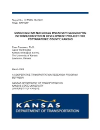 GEOGRAPHIC INFORMATION SYSTEM DEVELOPMENT PROJECT for Pottawatomie COUNTY, KANSAS