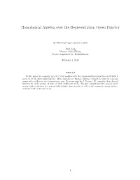 Homological Algebra Over the Representation Green Functor