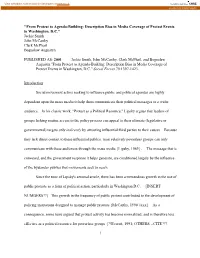 1 "From Protest to Agenda-Building: Description Bias in Media