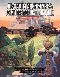 AL-QADIM ARCHETYPES: Scimitars Against the Dark