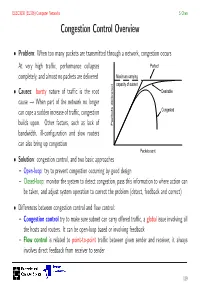 Congestion Control Overview