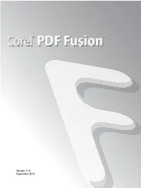 Corel PDF Fusion?