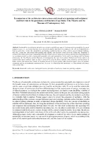 Examination of the Architecture Interactions and Visual