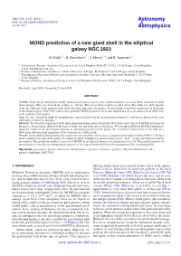 MOND Prediction of a New Giant Shell in the Elliptical Galaxy NGC 3923