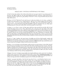 Odyssey Lecture 1: Oral Poetics and Performance in the Odyssey