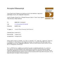 Palynological Results and Stratigraphic Implications