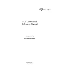SCSI Commands Reference Manual
