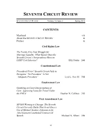 Seventh Circuit Review