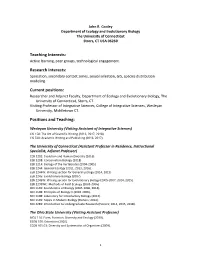 Teaching Interests: Active Learning, Peer Groups, Technological Engagement