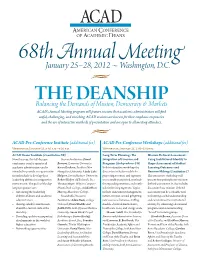 The Deanship
