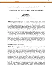 Themes in James Joyce's Short Story “Dubliners”