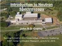 Dynamics and Neutron Scattering