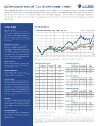 Marketgrader India All-Cap Growth Leaders Index