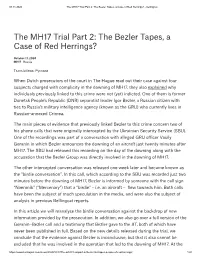The MH17 Trial Part 2: the Bezler Tapes, a Case of Red Herrings? - Bellingcat