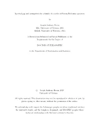 Spectral Gap and Asymptotics for a Family of Cocycles of Perron-Frobenius Operators