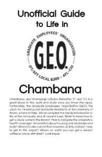 Unofficial Guide to Life in Chambana