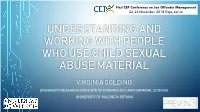 Workshop Virginia Soldino 'Understanding