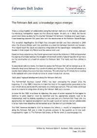 Fehmarn Belt Index