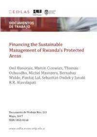 Financing the Sustainable Management of Rwanda's