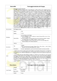 Generalità Formaggio Bastardo Del Grappa Descrizione Formaggio