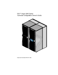 SGI™ Origin 3000 Series Technical Configuration Owner's Guide