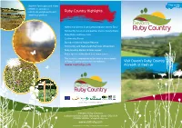Visit Devon's Ruby Country. a Breath of Fresh Air. Ruby Country Highlights