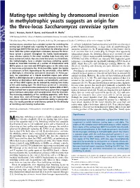 Mating-Type Switching by Chromosomal Inversion In
