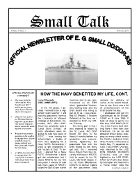 Small Talk Volume 14 Issue 1 February 2008