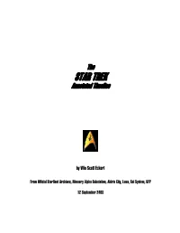 STAR TREK Annotated Timeline