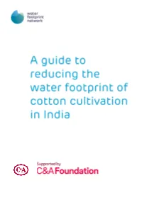 A Guide to Reduce Water Footp
