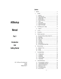Aisbackup Manual