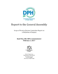 Report to the General Assembly