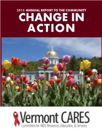 2013 Annual Report to the Community Change in Action