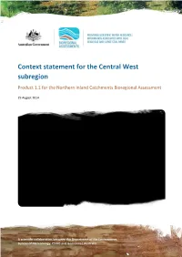 Context Statement for the Central West Subregion, PDF, 14.08 MB