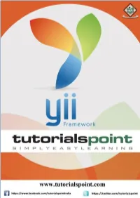 Preview Yii Tutorial (PDF Version)