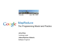SIGMETRICS Tutorial: Mapreduce