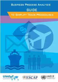 Business Process Analysis Guide to Simplify Trade Procedures