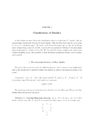 Classification of Bundles