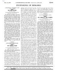 Extensions of Remarks E1009 EXTENSIONS of REMARKS