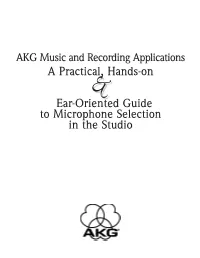 Microphone Techniques