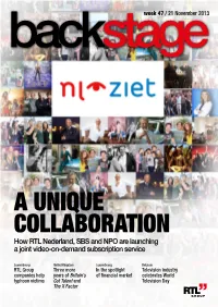 How RTL Nederland, SBS and NPO Are Launching a Joint Video-On-Demand Subscription Service