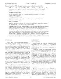 Matrix-Isolation FTIR Study of Azidoacetone and Azidoacetonitrile M